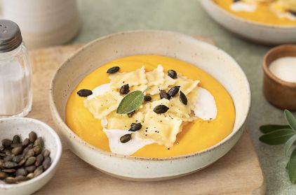 raviolines-emmental-oignons-veloute-potiron