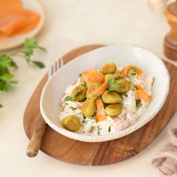 gnocchi-ail-fines-herbes-carbonara-saumon