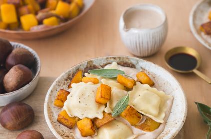 rvi-nos-pates-fraiches-chevre-thym-cemeux-de-chataignes-et-butternut-grille
