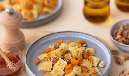 ravioles-a-poeler-chevre-butternut-noix-miel