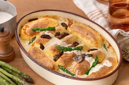 gratin-supremes-souffles-asperges-morilles