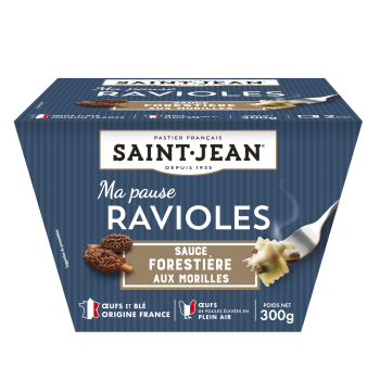 Box saint jean Ravioles sauce forestiere aux morilles