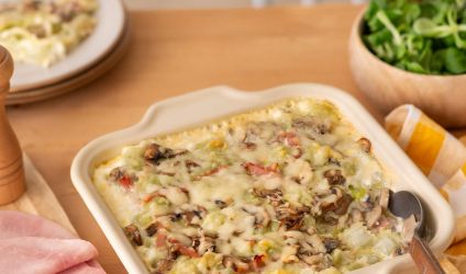 gratin-ravioles-emmental-bio-champignon-jambon-creme-estragon