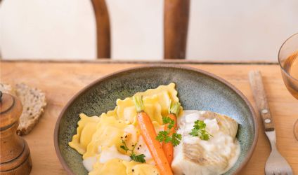 pates-fraiches-girolles-et-colin-sauce-beurre-blanc