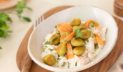 gnocchi-ail-fines-herbes-carbonara-saumon
