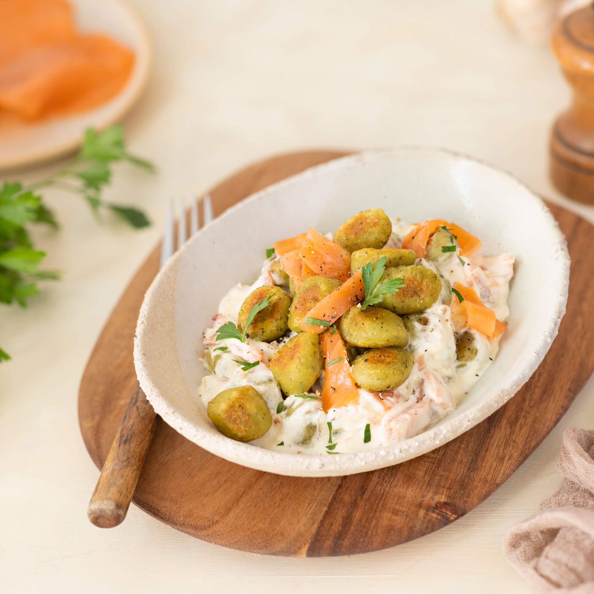 gnocchi-ail-fines-herbes-carbonara-saumon