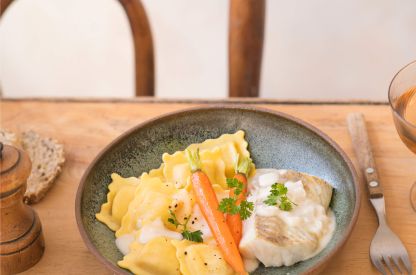 pates-fraiches-girolles-et-colin-sauce-beurre-blanc