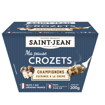 Box de Crozets - champignons cuisinés à la crème