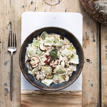 ravioles-du-dauphine-sauce-creme-champignon-huile-aneth