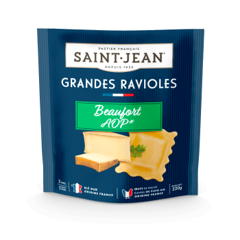 Grandes ravioles Beaufort AOP Saint Jean Ravioli Pâtes Fraîches