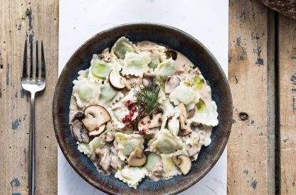 ravioles-du-dauphine-sauce-creme-champignon-huile-aneth