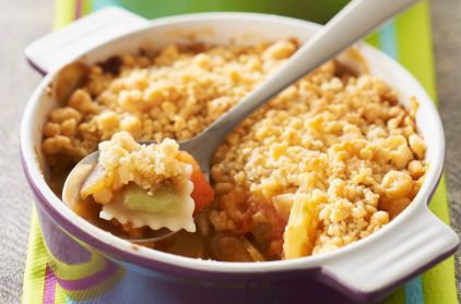Crumble-de-légumes-aux-ravioles-du-Dauphiné